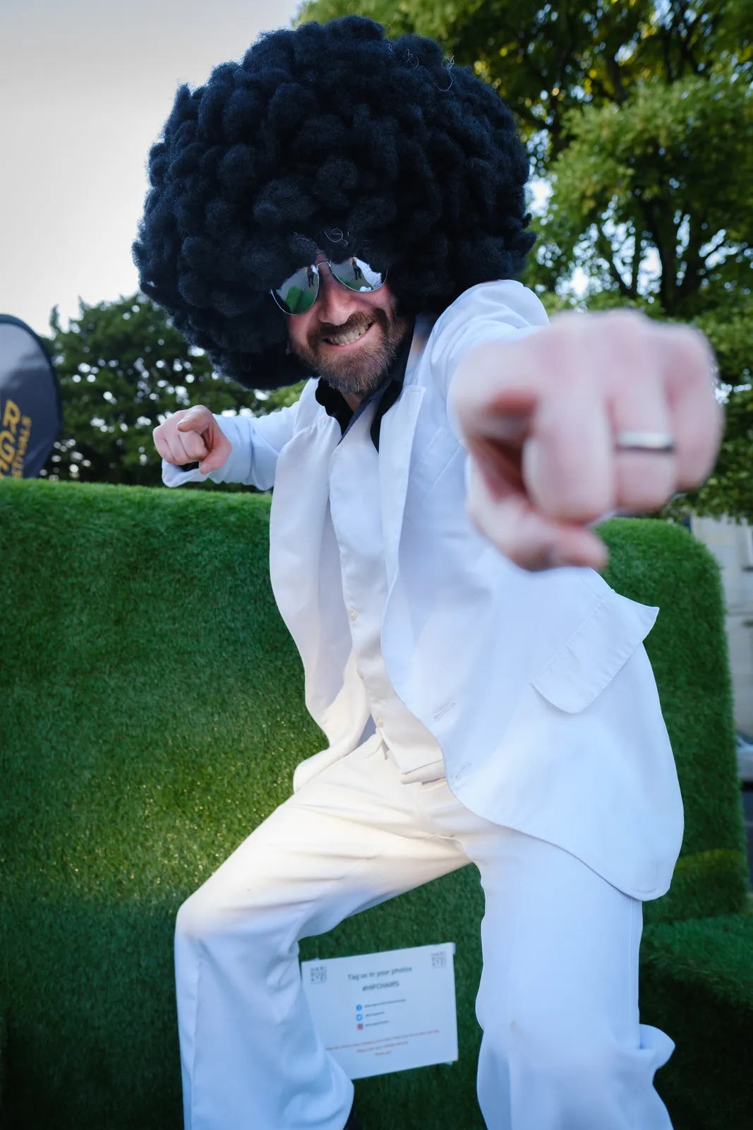 Saturday Night Fever pose at Jimmy's HIF '22